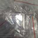 15 Pcs Christmas Photo Frame Ornaments Mini Acrylic Christmas Hanging Ornaments with Red Ribbon Picture Frame Round Square Rectangle Xmas Tree Decoration for Holiday Gift Party Decor