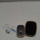 LUAMB Wireless Doorbell, 1,000ft Range Loud Enough with 5 Volume Levels and Mute Mode Door Chimes LED Flashing (Black)