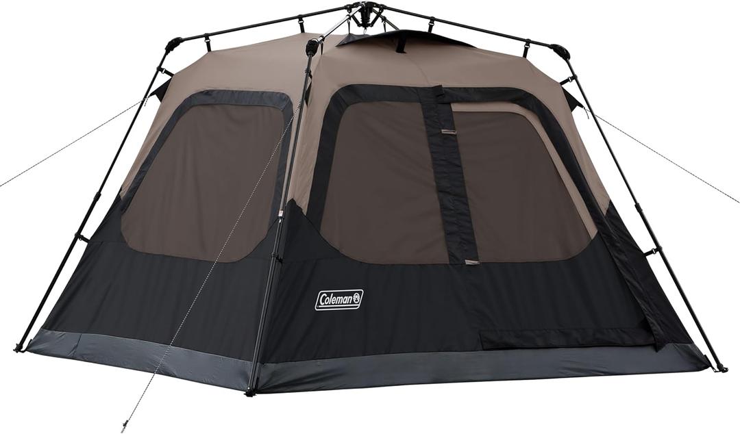 Coleman 4 Person Instant Camping Tent with 1-Minute Setup