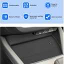 SXCY for 2025 Subaru Forester Accessories 2025 Forester Wireless Charging Protective Mats [Not for 2026 Forester Updated Console] 2025 Forester Accessories Console Inserts Liner Waterproof Mats