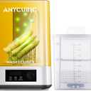 ANYCUBIC Wash and Cure 3, Upgraded Volume 2 in 1 Wash and Cure Station, with Gooseneck Lights, for Mars Anycubic Photon Mono 4 2 Resin 3D Printer, Washing Size of 165 x 100 x180 mm