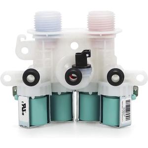 UPGRADEDW11165546 W10758828 Washer Water Inlet Valve - Compatible with Maytag &Whirlpool Washing Machine wm0642hw wm0642hw mah7500aww,mvwb765fw0 mvw6230hw2 Replace#w11096267