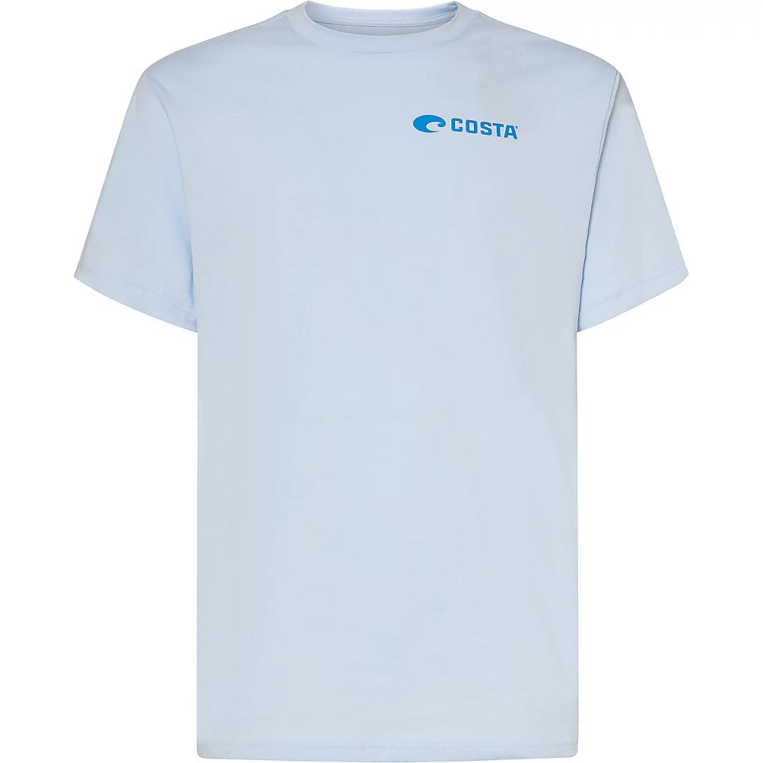 Costa Del Mar Mens Tech Spinners Short Sleeve Tee, Size S