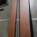 14 Inch Queen Size Metal Platform Bed Frame with Wooden Headboard and Footboard, Mattress Foundation, No Box Spring Needed, Large Under Bed Storage, Non-Slip Without Noise, Walnut