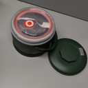 Electric Lunch Box for Adults 40 oz Portable Food Warmer 12V/24V/110V/220V Heated Lunch Box for Work, Office, Car, Travel, Home Use (Green)