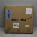 danpinera Outdoor Side Tables, Weather Resistant Steel, Small Round End Table for Patio Yard Balcony Garden Bedside Black