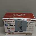 Homemate Heated Blanket Electric Throw - 50"x60" Heating Blanket Throw 1/2/4/6/8 Hours Auto-Off 10 Heat Level Over-Heat Protection Flannel Sherpa ETL Certification