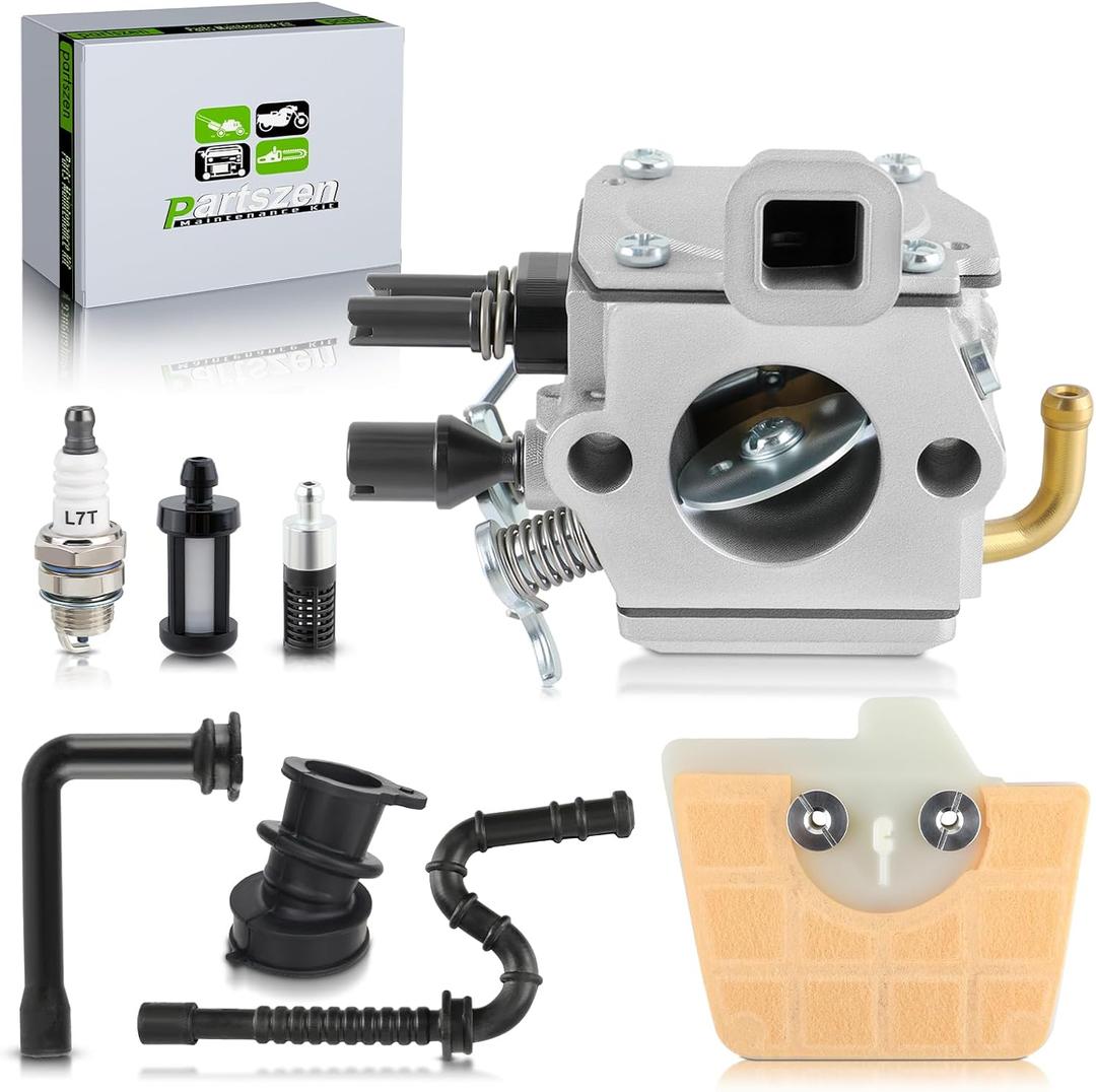1125-120-0615 Carburetor Kit for Stihl 034 036 MS340 MS360 Chainsaw for Tillotson 40-HE-20A for Zama C3A-S31A Carb with Tune Up Kit