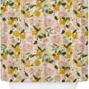 Society6 Shower Curtain - Bathroom Decor by Alison Janssen - Extra Long Fabric Shower Curtains for Bathroom, 72" x 69", Alice's Vintage Garden
