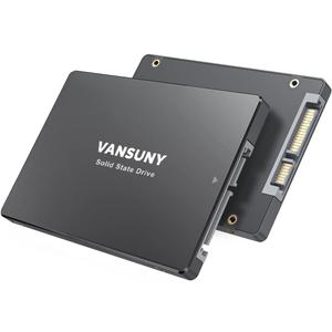 Vansuny 2TB SATA III SSD Internal Solid State Hard Drive 2.5 Internal Drive Advanced 3D NAND Flash Up to 500MB/s SSD Hard Drive for PC Laptop Desktop