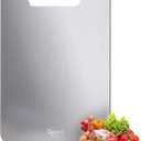 New Titanium Cutting Board - 100% Pure Titanium Cutting Boards For Kitchen, Easy to clean, Double-sided food-grade Cutting Board For Cutting Meats, Fruits And Vegetables(15 * 11)