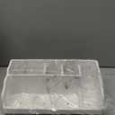 TuCao Bathroom Counter Organizer with 3PCS Qtip Holder, Marble Toothbrush Holders for Bathrooms, Bathroom Organizers and Storage with Drain Holes, Electric Toothbrush Holder, Vanity Organizer (Black)