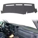 POSAID Dash Cover for 1999-2006 Chevrolet Chevy Silverado GMC Sierra, Dashboard Cover Mat for 2000-2006 Chevy Avalanche Tahoe Suburban GMC Yukon Pickup, Gray