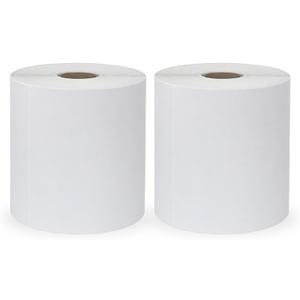 DGBDPACK 4"x6" Direct Thermal Shipping Labels 600 Lables/2 Roll (300 Pcs per Roll) Compatible with Zebra Rollo Beeprt Printer Permanent Adhesive