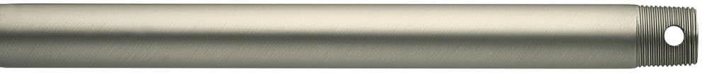 Kichler Accessory Ceiling Fan Down Rod, 18" downroad with 1" Diameter in Brushed Nickel, 360001NI, (18" L x 1" DIA)