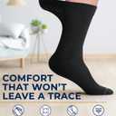 Pembrook Diabetic Socks for Men - 6 Pairs Crew Diabetic Neuropathy Socks for Men | Non Binding