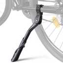 YBLNTEK Bike Kickstand Adjustable Height, Bicycle Kickstand Reinforced Aluminum Alloy Rear Bike Kick Stand for 24" 26'' 27.5'' 28" 29 inches Adults Mountain Road Bikes, Non-Slip Sole