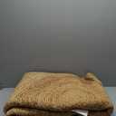 Jute Rug 8ft Round Area Rug Hand Woven Jute Beige Braided Boho Rug for Living Room Outdoor Bedroom Kitchen Entryway Farmhouse Hallway, Rustic Vintage Natural Reversible Floor Rugs: Natural