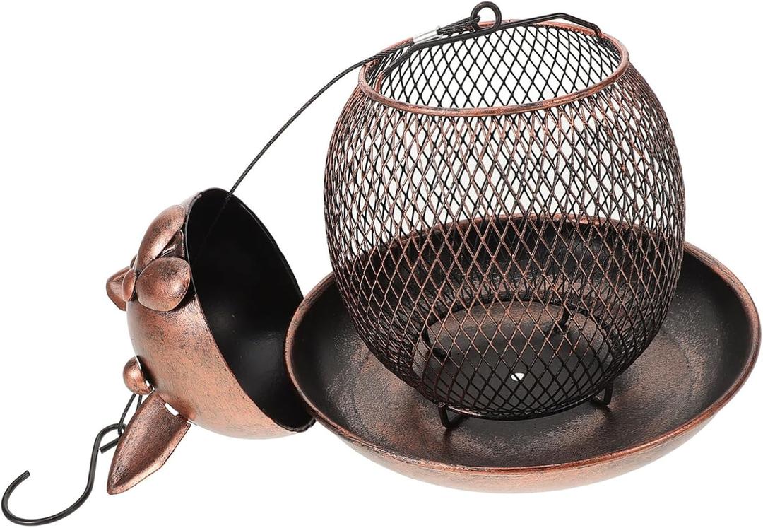 BESPORTBLE Hanging Bird Feeder Design for Outdoor Garden Decoration Attracts Hummingbirds and Birds for Patios Yards and Landscaping