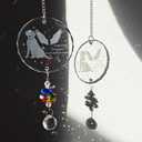 2 x Dog Memorial Gifts - Suncatcher Keepsake, for Loss of Dog, in Memory of Pet, Sympathy Gift for Owners, Memento for Cherished Memories