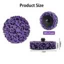 2 Inch Sanding Disk 31pcs Paint Stripping Wheel,Die Grinder Strip Disc for Drill,Die Grinder Accessories for Remove Rust Welds,Paint, Oxidation (Purple