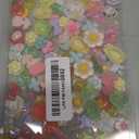 100Pcs Mixed Colors Slime Charms Assorted Cute Jelly Embellishments Bulk, Random Kawaii Accessories, Flatback Ornament Resin Charms for Phone Junk Cases,Hairpins Scrapbooking Crafting & DIY Decoration
