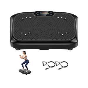 Vibration Plate Exercise Machine Weight Loss, Full Body Workout Vibration Plate Lymphatic Drainage, 199 Adjustable Speeds Power Shaping Vibrating Plate 450 Lbs Capacity Fitness Platform