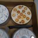 LOFTEK Submersible LED Lights with Remote, 13 LED Pool Lights for Inground Above Ground Pool with Magnets &10 Suction Cups,16 Color Changing Underwater Light for Ponds Battery Operated (4 Packs)