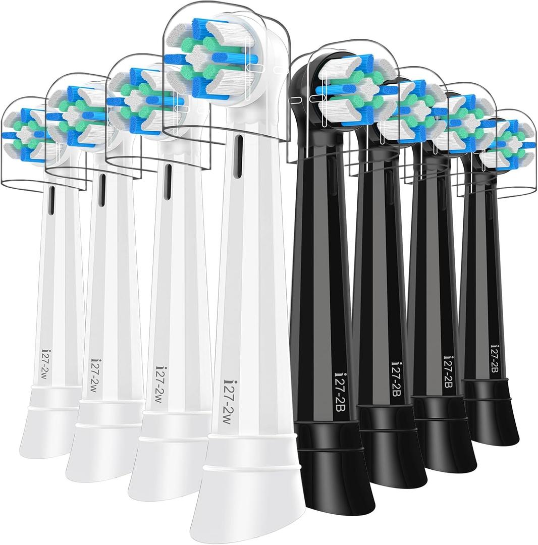 iO Replacement Heads Compatible with Oral B iO 2/3/4/5/6/7/8/9/10 Series Electric Toothbrush,Toothbrush Heads Compatible with Oral B iO,Gentle Gum Care Bristles for a Comfortable Clean (Multi-colored)