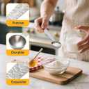 2 x 2PCS 1 tbsp(3tsp, 15ml) Single Measuring Spoon, Stainless Steel Embossed Measure Scoop Only, Individual Spoon for Cooking and Baking