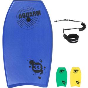 Bodyboard 33in/37in/42in, Body Board for Beach with Wrist Leash