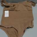 FeelinGirl Bodysuits for Women Seamless Square Neck Tummy Control Compression Thong Shapewear Bodysuit Tank Tops Bodysuit, S/SX