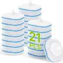 Toilet Bowl Cleaner Wand Refills Compatible with CLOROX, 21 Count Disposable Toilet Brush Refills, Replacement Heads for Toilet Cleaning System (7 Count (Pack of 3))