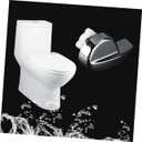 BESPORTBLE Toilet Flush Lever Toilet Lever Handle Toilet Tank Flush Lever Side Mount Toilet Lever Handle Compatible for Toilet Tank (Silver+Gold) Toilet Handles