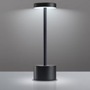 Merkury Innovations 10.5" Metal Muticolor LED Touch Lamp Black, Metal LED Touch Lamp Black