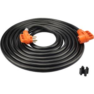 SureSave RV Extension Cord 50-Amp | 30 Feet Heavy-Duty Power Cord for Generator, RV Campers, and EV Charging | NEMA 14-50P Plug with Handle Grip, UL Certified (30 Feet)