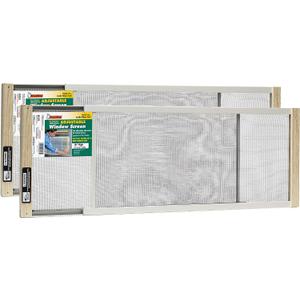 Frost King 2AWS1045 WB Marvin Adjustable Window Screen, 10in High x Fits 25-45in Wide (2-Pack)