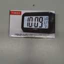 Timex Alarm Clock with Temperature Sensor and Large Display, Battery Operated for Bedroom Runs on 3 AAA Batteries (T108BC) (T108)