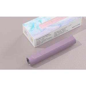 Mini UV Light for Gel Nails, Small Nail Cure Light, Flash Cure Lamp for Gel Nails, LED Nail Lamp for Gel Polish, Manicure USB Nail Dryer for Fast Curing at Salon Home DIY Frosted Purple