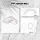 Cute Soft TPU for AirPods Max Case+Silicone Ear Pad Case and Headband Cover for AirPods Max,Baseball