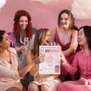 5 x IDU 21st Birthday Card for Her,21st Birthday Decorations & Gifts for Her,21 Year Old Birthday Gifts Card for Women Female Daughter Girls Family Friends