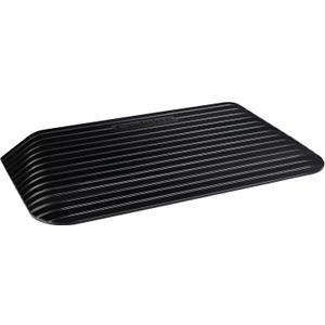 3" Rise Threshold Ramps Doorway, Wheelchair Ramp with Non-silp Surface, 4400 LBS Capacity, Solid and Portable, for Steps, Driveway and Curb Black (35.5" x 18.3" x 3")