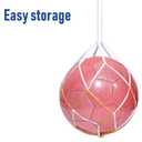 DHYLRICHER 3 Pack Glitter Soccer Ball Set with Pump – Size 5 Pink Training Balls for Youth, Teens, and Adults – Soft Practice Ball for Beginners