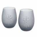 Table Tops Gallery 2 Piece Gray Snowflake
