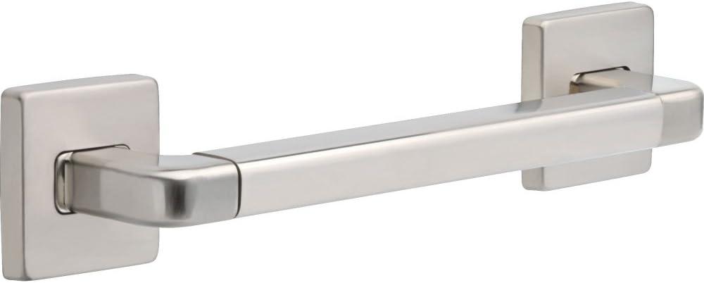 Delta Faucet 41912-SS Angular Modern 12-Inch Grab Bar with Concealed Mounting, Stainless