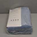 Cathay Home Full Plush Fur Fitted Sheet - Ultra Soft & Thick Plush Fur - All Season Cozy Warmth - 12" Deep Pocket Fitted Sheet Only (Full, Blue Fog)