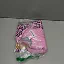 FUAMEY Dog Coat for Large Dogs,Waterproof Dog Winter Jacket with Harness Built in Puppy Cold Weather Coats Reflective Pet Vest with Zipper Warm Fleece Dogs Snowsuit Windproof Pink Leopard, Large (chest:24in))