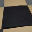 22 Pack Acoustic Panels with Self-Adhesive, 12"X 12"X 0.4"Sound Proof Foam Panels, Sound Panels High Density, Soundproof Wall Panels for Home Studio Office-Black