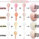 Pastel Pink White Balloon Arch Double Stuffed Light Pink Blush Ivory Beige Balloon Garland Kit Peach Cream Balloons for Birthday Baby Shower Wedding Valentine Engagement Bridal Boho Party Decor