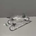 Wall Candle Holder Set of 4, Modern Candle Sconces Wall Mount Metal Holders Hanging Candle Pillar Holder for Living Room, Wedding, Farmhouse, Fireplace, Matte Black